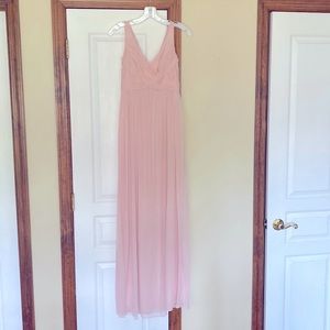 David’s Bridal Bridesmaid’s Dress in Petal.